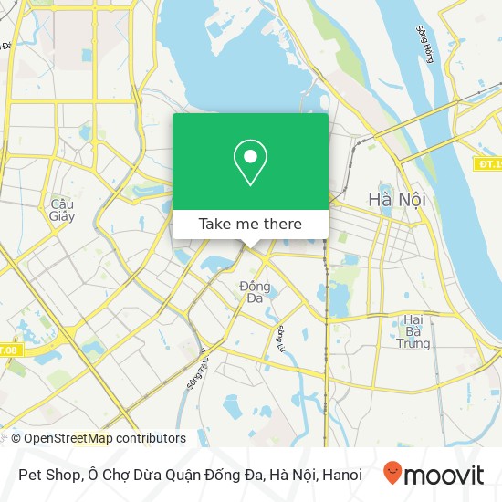 Pet Shop, Ô Chợ Dừa Quận Đống Đa, Hà Nội map