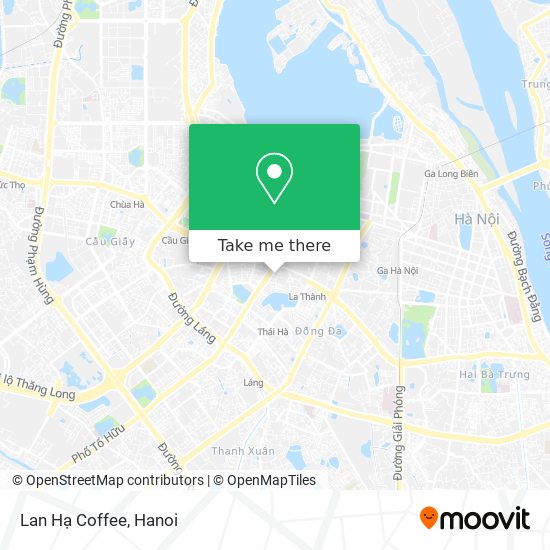 Lan Hạ Coffee map