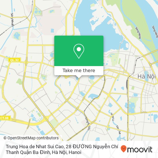 Trung Hoa de Nhat Sui Cao, 28 ĐƯỜNG Nguyễn Chí Thanh Quận Ba Đình, Hà Nội map