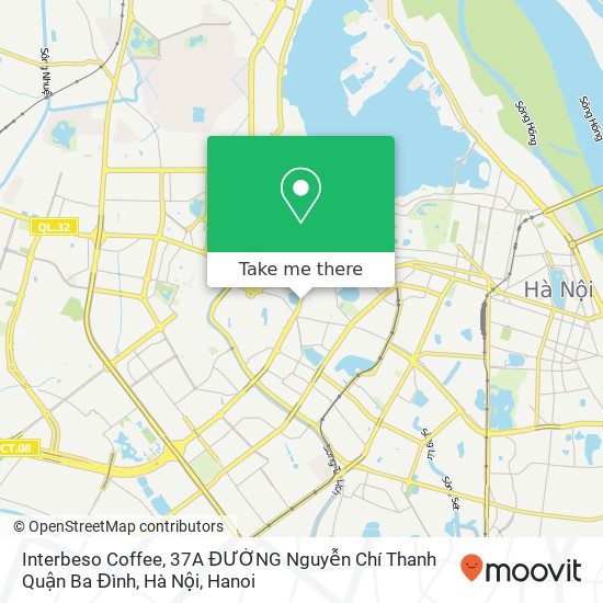 Interbeso Coffee, 37A ĐƯỜNG Nguyễn Chí Thanh Quận Ba Đình, Hà Nội map