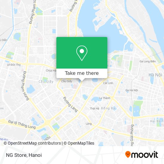 NG Store map