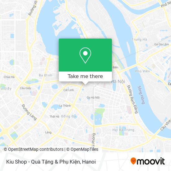 Kiu Shop - Quà Tặng & Phụ Kiện map