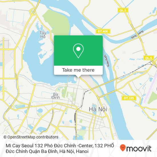 Mì Cay Seoul 132 Phó Đức Chính -Center, 132 PHỐ Đức Chính Quận Ba Đình, Hà Nội map