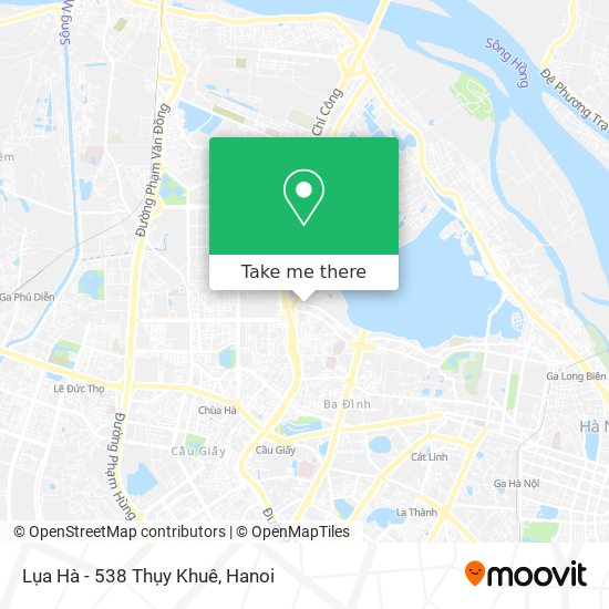 Lụa Hà - 538 Thụy Khuê map