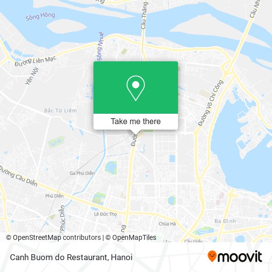 Canh Buom do Restaurant map