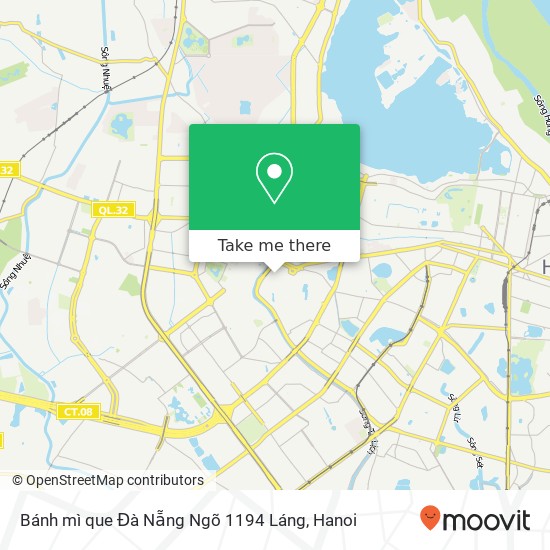 Bánh mì que Đà Nẵng Ngõ 1194 Láng map