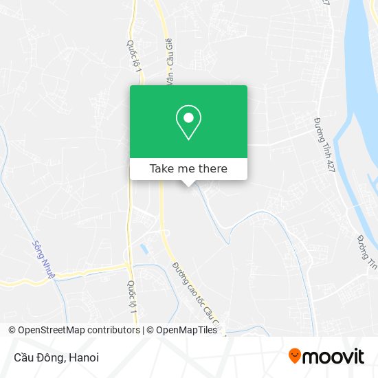 Cầu Đông map