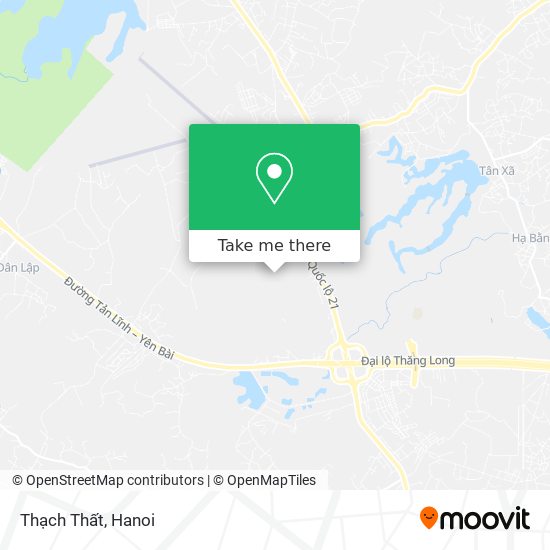 Thạch Thất map