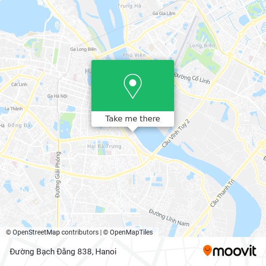 Đường Bạch Đằng 838 map