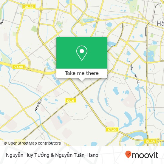 Nguyễn Huy Tưởng & Nguyễn Tuân map