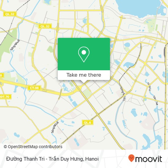 Đường Thanh Tri - Trần Duy Hưng map