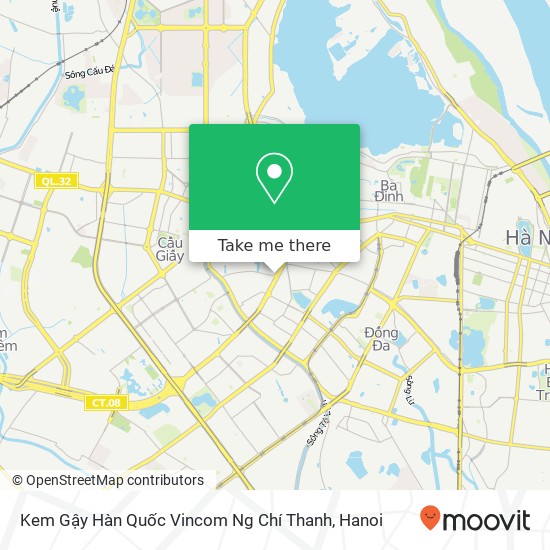 Kem Gậy Hàn Quốc Vincom Ng Chí Thanh map