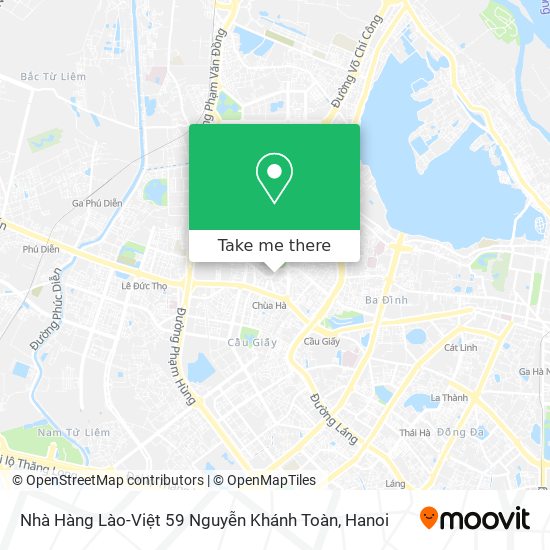 Nhà Hàng Lào-Việt 59 Nguyễn Khánh Toàn map