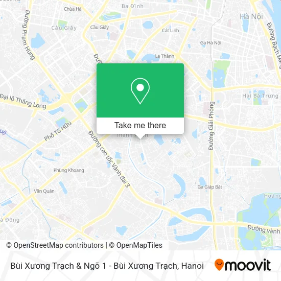 Bùi Xương Trạch & Ngõ 1 - Bùi Xương Trạch map