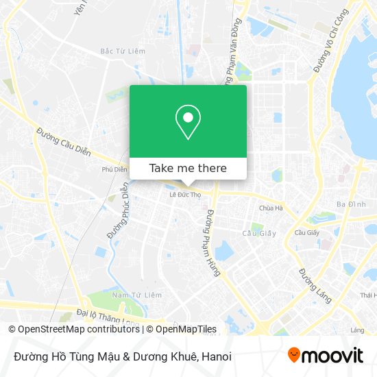 Đường Hồ Tùng Mậu & Dương Khuê map