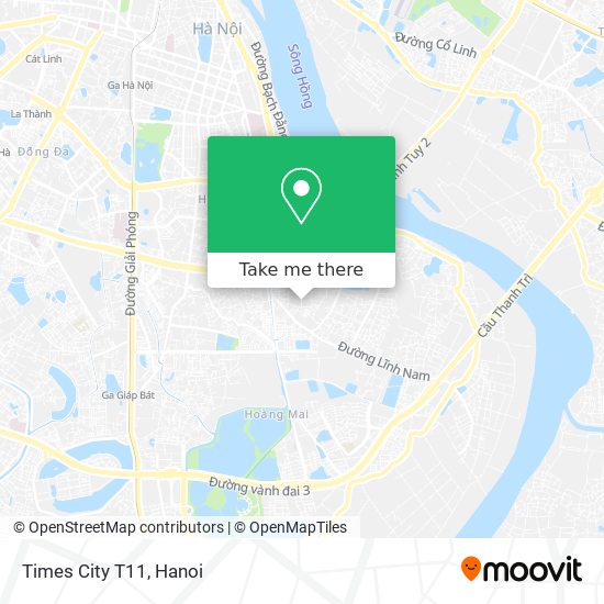 Times City T11 map