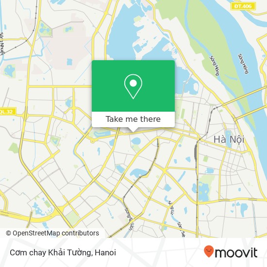 Cơm chay Khải Tường map