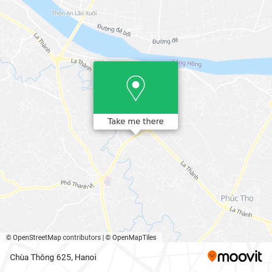 Chùa Thông 625 map