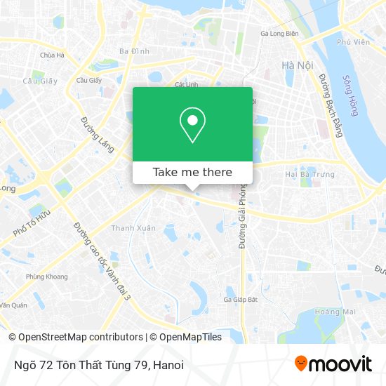 Ngõ 72 Tôn Thất Tùng 79 map