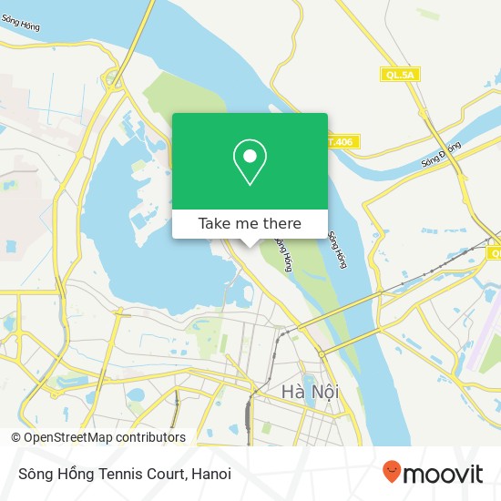 Sông Hồng Tennis Court map