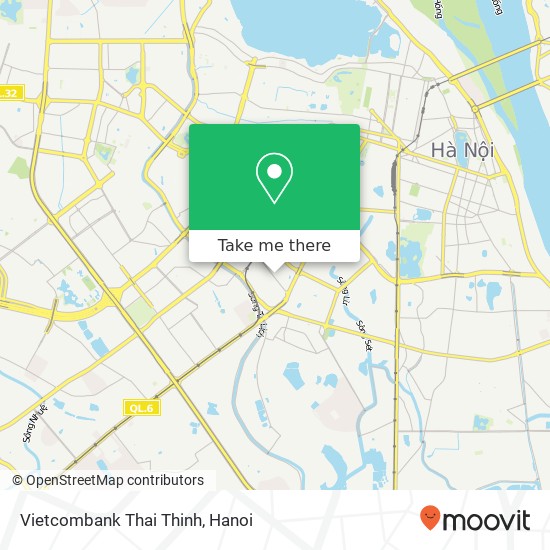 Vietcombank Thai Thinh map