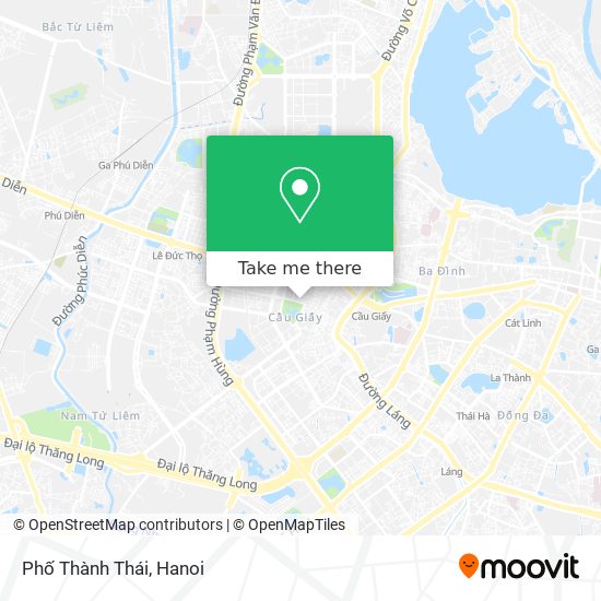Phố Thành Thái map