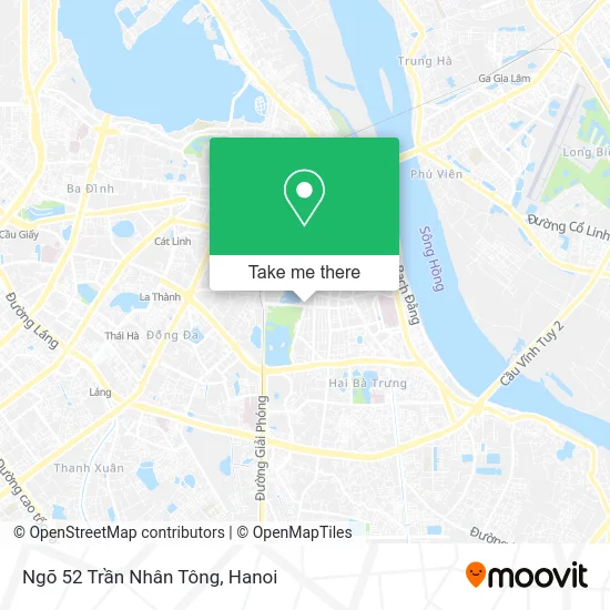 Ngõ 52 Trần Nhân Tông map