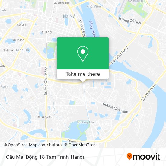 Cầu Mai Động 18 Tam Trinh map