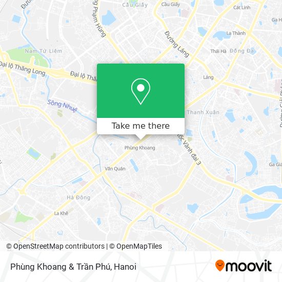 Phùng Khoang & Trần Phú map