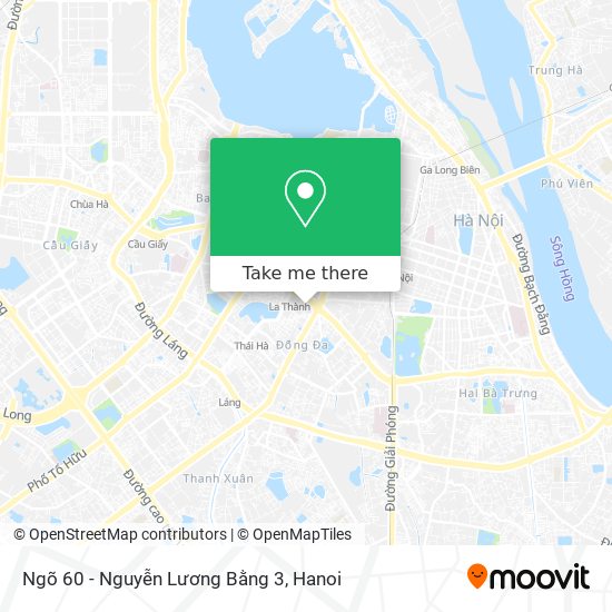 Ngõ 60 - Nguyễn Lương Bằng 3 map