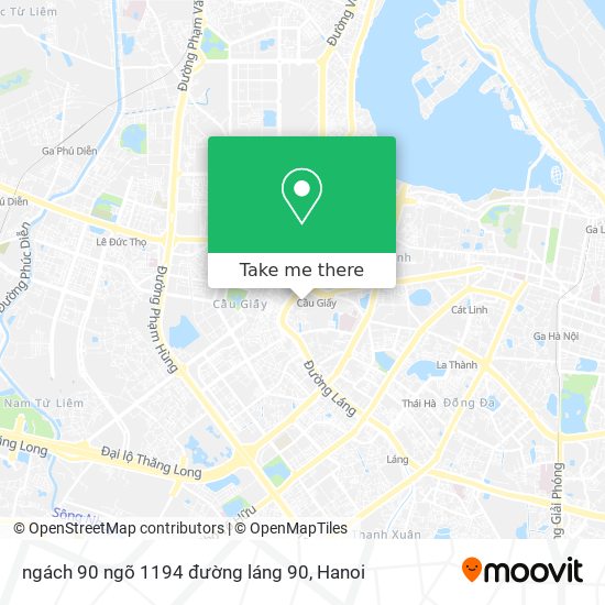 ngách 90 ngõ 1194 đường láng 90 map