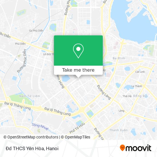 Đd THCS Yên Hòa map