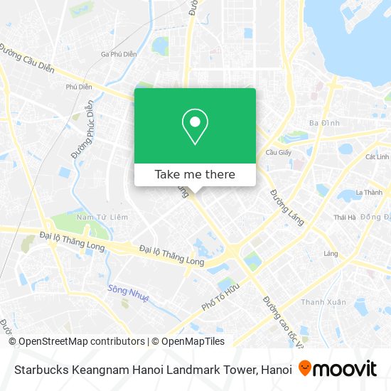 Starbucks Keangnam Hanoi Landmark Tower map
