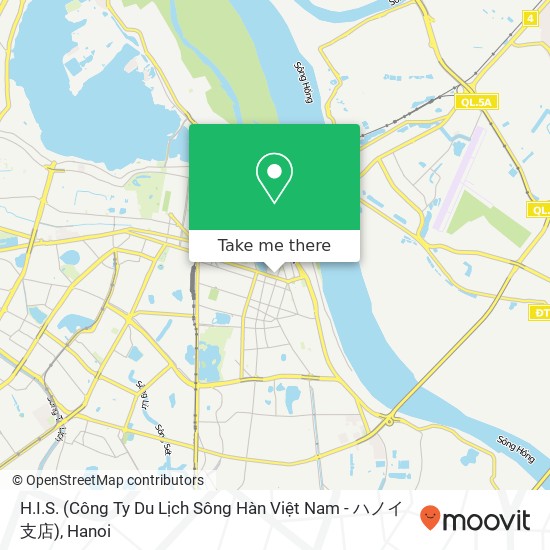 H.I.S. (Công Ty Du Lịch Sông Hàn Việt Nam - ハノイ支店) map