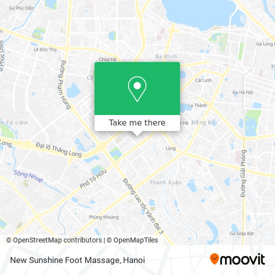 New Sunshine Foot Massage map