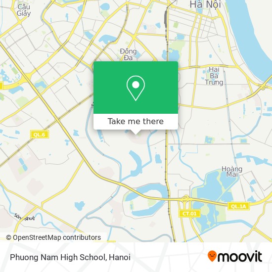 Phuong Nam High School map