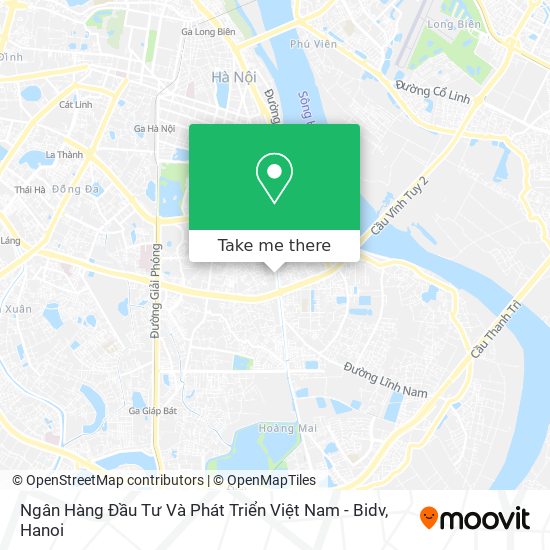 Ngân Hàng Đầu Tư Và Phát Triển Việt Nam - Bidv map