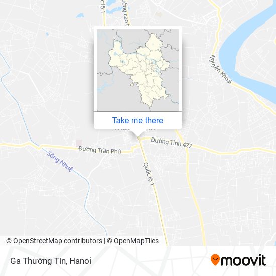 Ga Thường Tín map