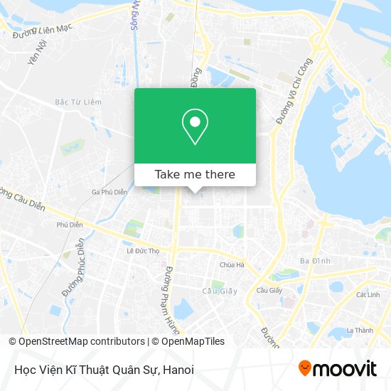 Học Viện Kĩ Thuật Quân Sự map