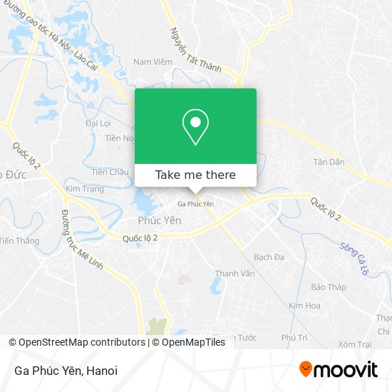 Ga Phúc Yên map