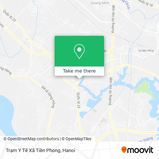Trạm Y Tế Xã Tiền Phong map