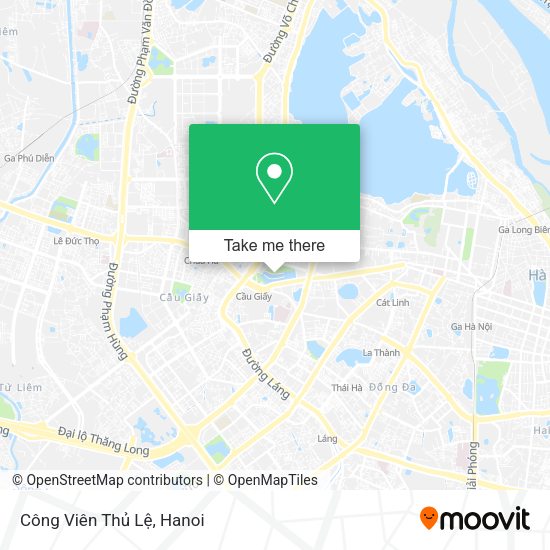Công Viên Thủ Lệ map