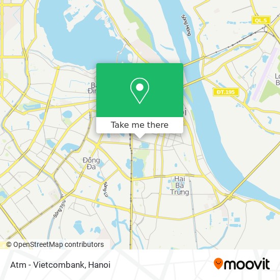 Atm - Vietcombank map