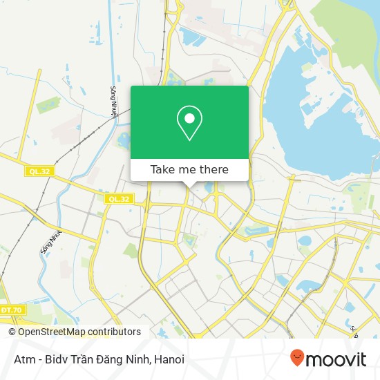 Atm - Bidv Trần Đăng Ninh map