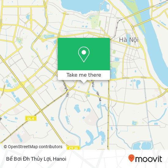 Bể Bơi Đh Thủy Lợi map