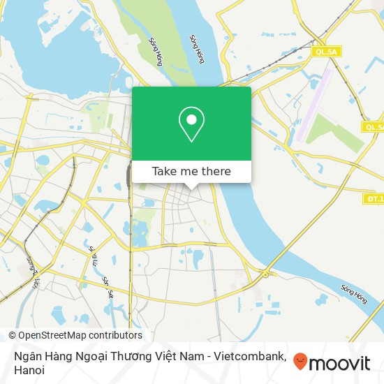 Ngân Hàng Ngoại Thương Việt Nam - Vietcombank map