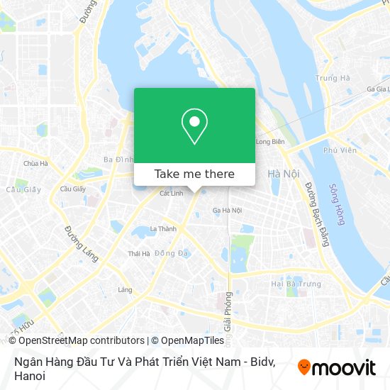 Ngân Hàng Đầu Tư Và Phát Triển Việt Nam - Bidv map