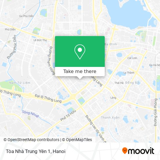 Tòa Nhà Trung Yên 1 map