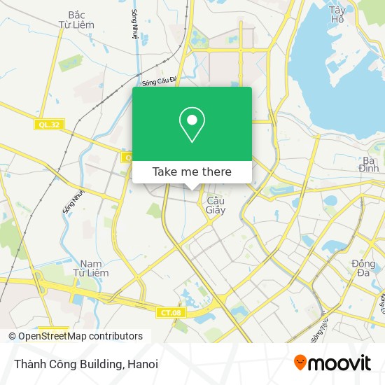 Thành Công Building map