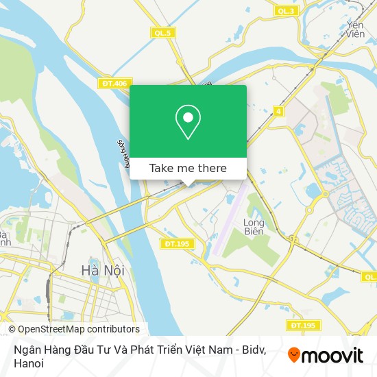 Ngân Hàng Đầu Tư Và Phát Triển Việt Nam - Bidv map